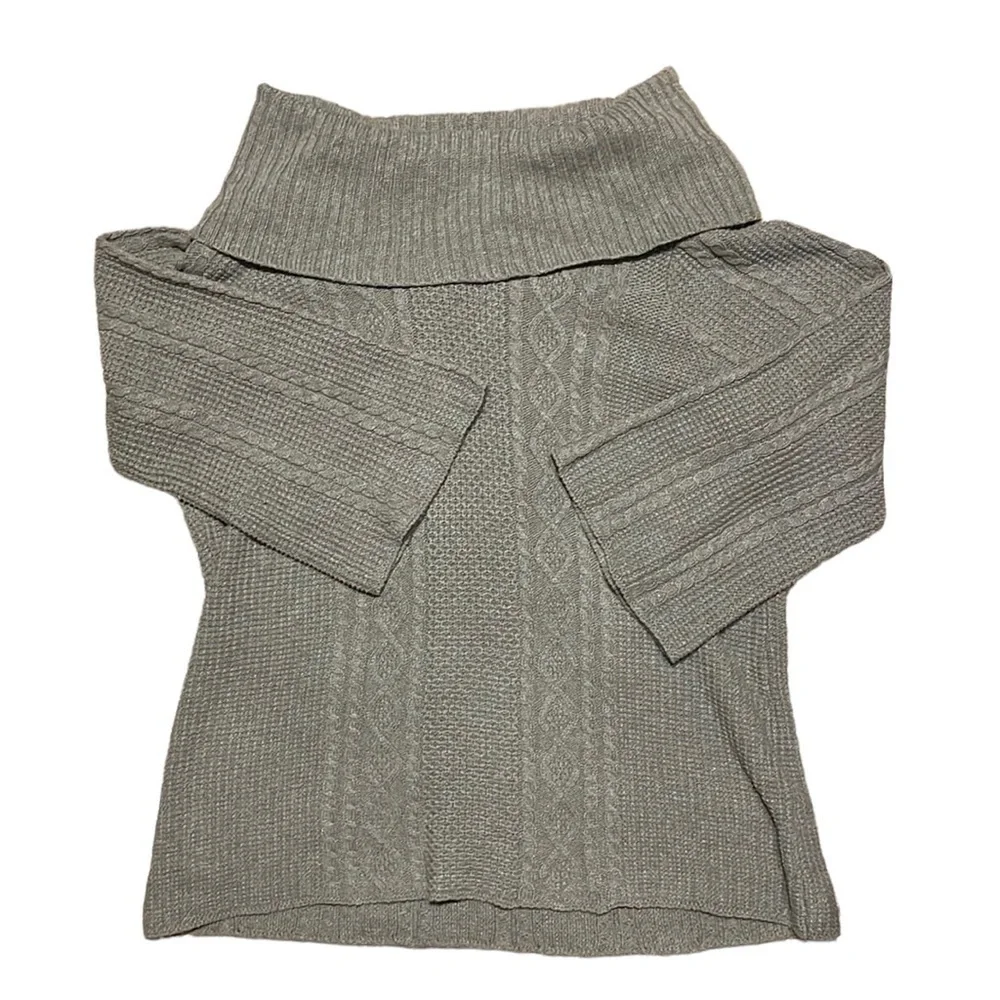 Nwt Croft‎ & Barrow Gray Cowl Neck Sweater